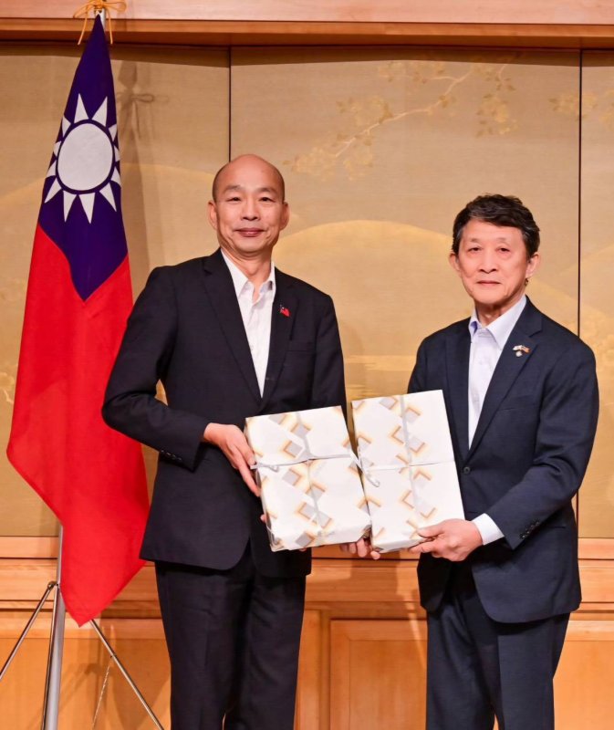 立法院韓國瑜院長一行出席「駐日本代表處」歡迎晚宴 