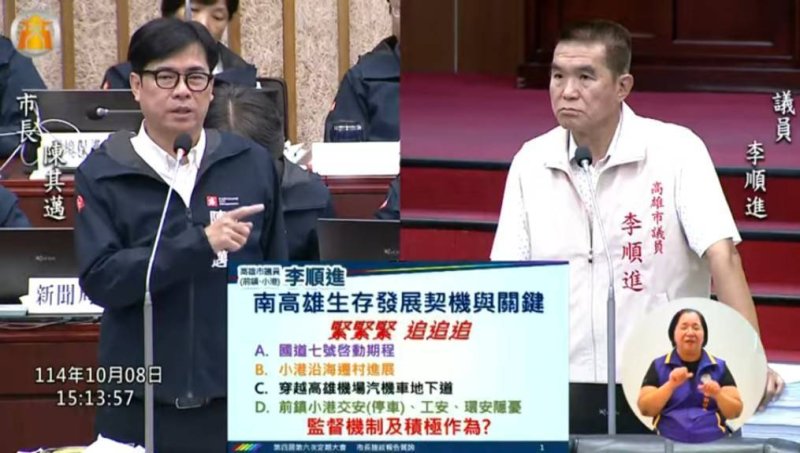   李順進關切南高雄經濟發展契機