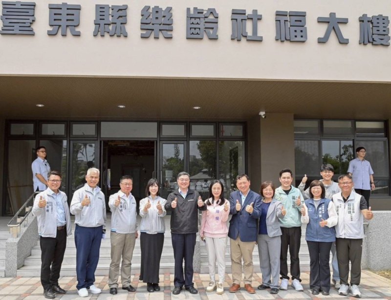 視察臺東樂齡社福大樓工程 行政院卓揆期待成為全方位、多功能社區長照據點、落實「雙就業、雙照顧」