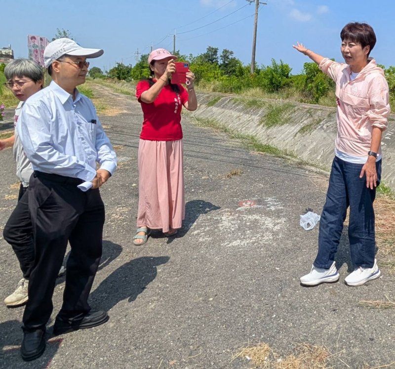 陳亭妃持續爭取水圳綠美化　打造兼具灌溉與休憩功能優質環境
