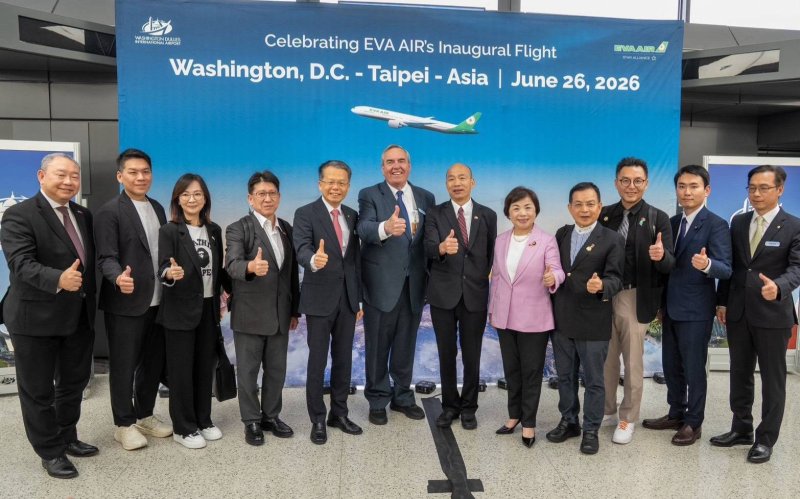 立法院韓國瑜院長率跨黨派代表團赴美國推動國會外交第五日-會晤美國聯邦眾議院議長及行政部門官員 出席長榮航空直飛航班首航儀式 