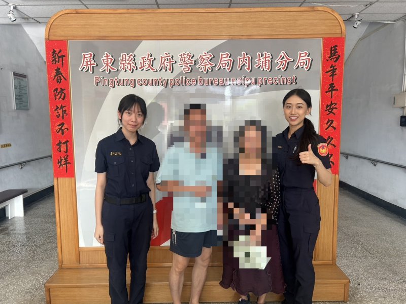 老婦人於市場走失 內埔警協助平安返家