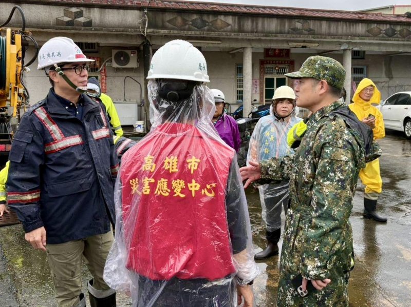 南區後備協力高雄災害復原　軍民攜手加速積水排除