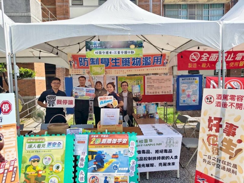 屏東科技大學校園內交通事故，內埔警持續加強交通安全宣導