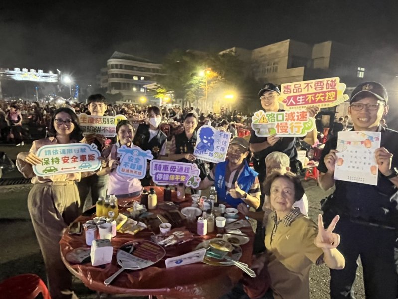 【烤肉聚會不只拚火力　前鎮警「安全宣導」也要夯！】