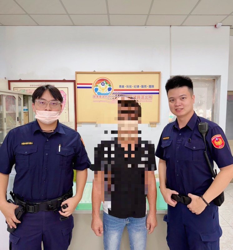 巡邏主動關懷 枋警助失聯2年男子再牽親情